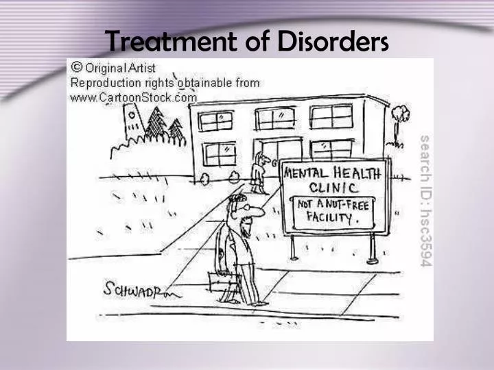 treatment of disorders