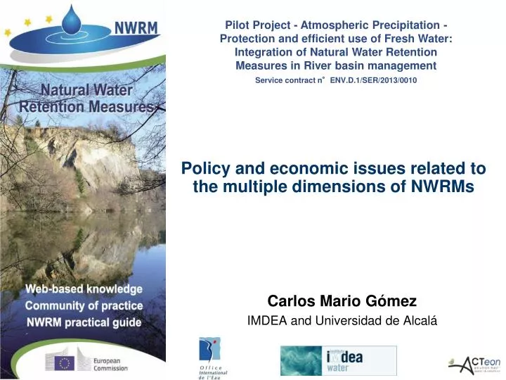 policy and economic issues related to the multiple dimensions of nwrms