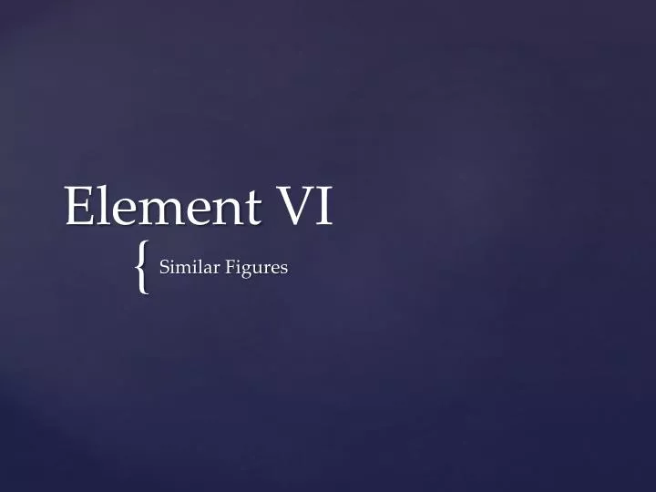 element vi