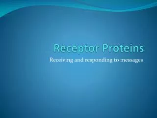 Receptor Proteins