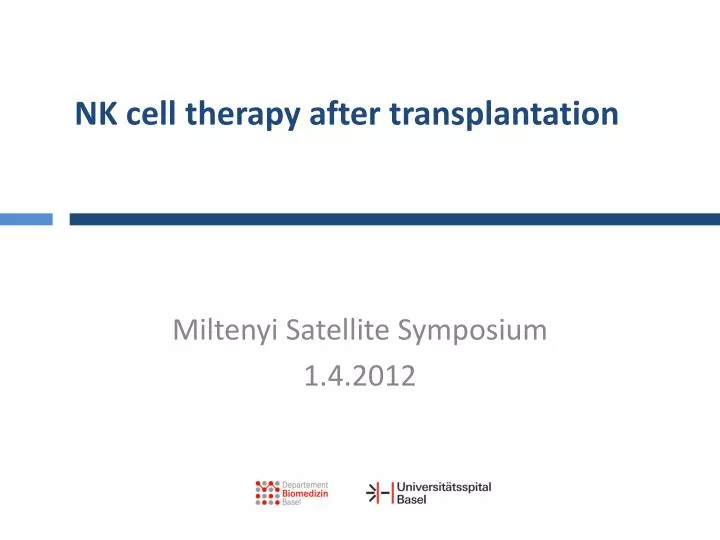 nk cell therapy after transplantation