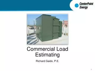 Commercial Load Estimating