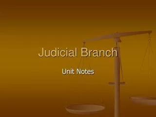 judicial branch