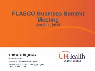 FLASCO Business Summit Meeting April 11, 2014