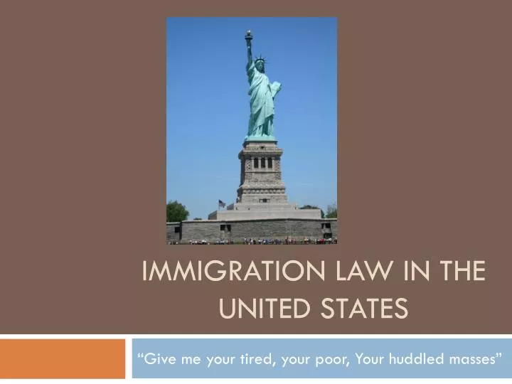 immigration law in the united states