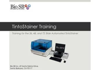 tintostainer training
