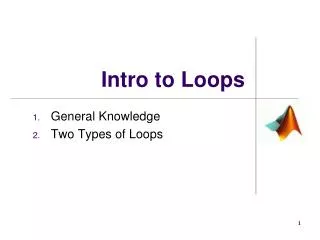 Intro to Loops