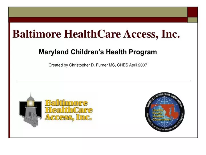baltimore healthcare access inc