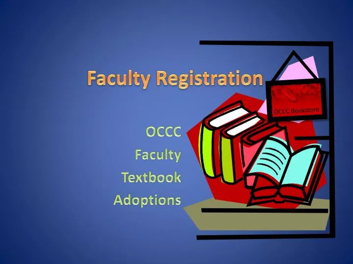 faculty registration