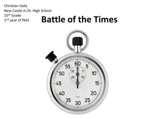 Battle of the Times