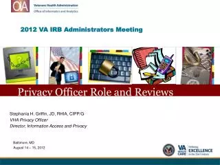 2012 VA IRB Administrators Meeting