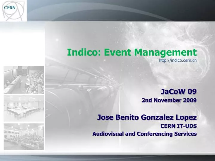 indico event management http indico cern ch