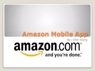Amazon Mobile App