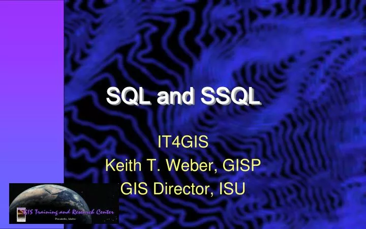sql and ssql