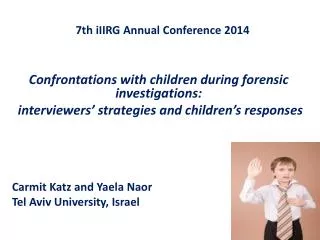 7th iIIRG Annual Conference 2014