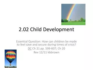 2.02 Child Development