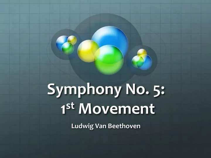 symphony no 5 1 st movement
