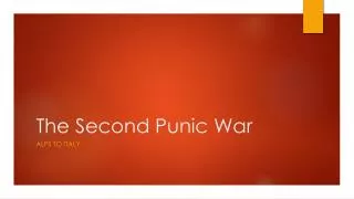 The Second Punic War