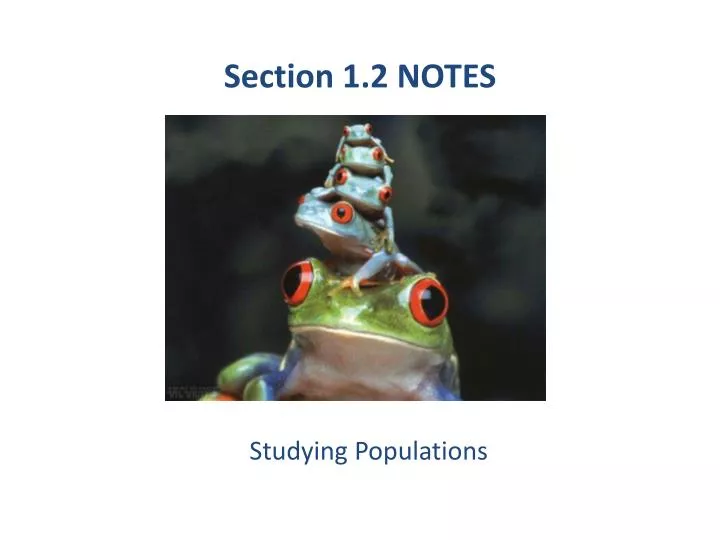 section 1 2 notes