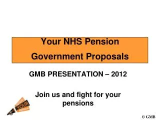 Your NHS Pension Government Proposals