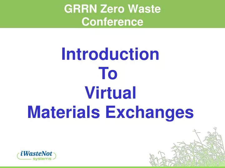 grrn zero waste conference