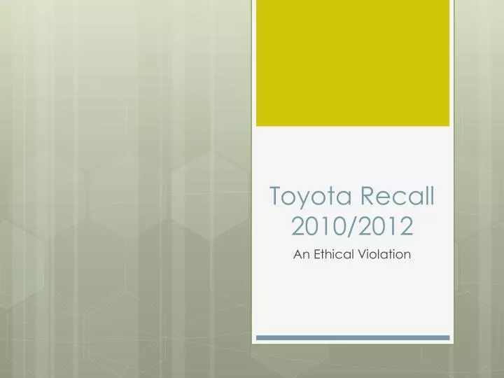 toyota recall 2010 2012