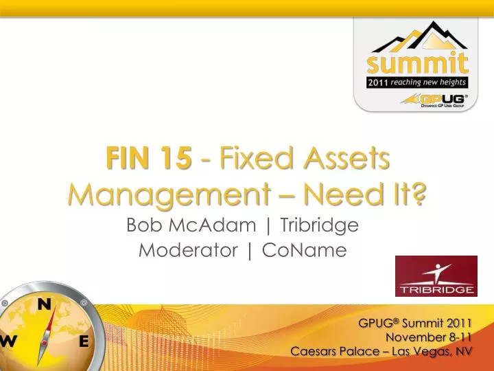 fin 15 fixed assets management need it