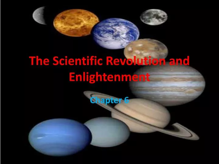 the scientific revolution and enlightenment