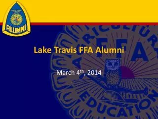 Lake Travis FFA Alumni