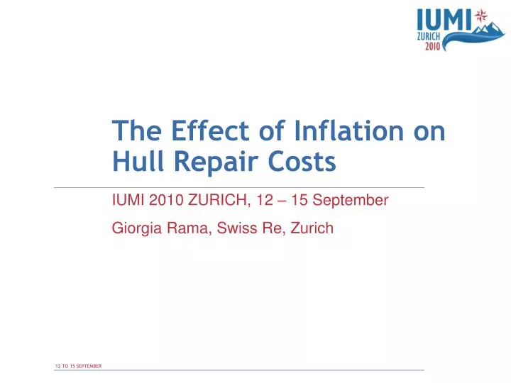 the effect of inflation on hull repair costs