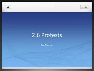 2.6 Protests