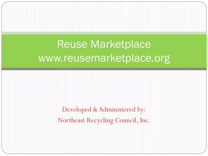 reuse marketplace www reusemarketplace org