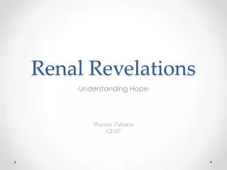 Renal Revelations