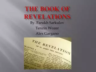 The Book of Revelations