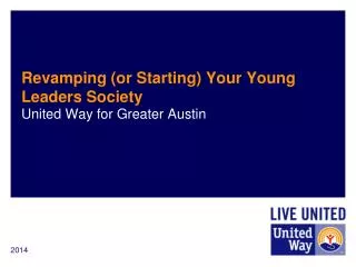 Revamping (or Starting) Your Young Leaders Society