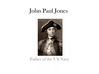 Father of the US Navy