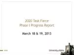 2020 Task Force Phase I Progress Report - slide 1