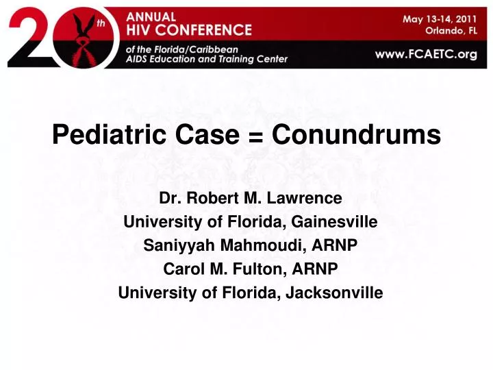 pediatric case conundrums