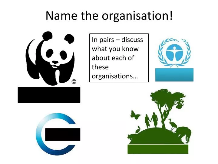 name the organisation