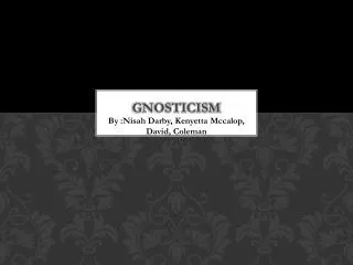 Gnosticism