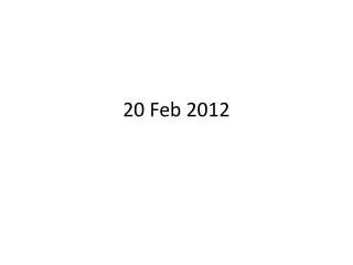 20 feb 2012