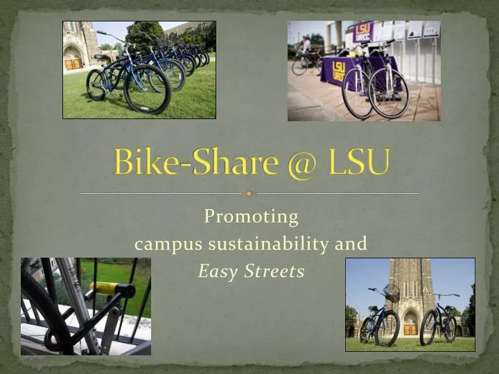 bike share @ lsu