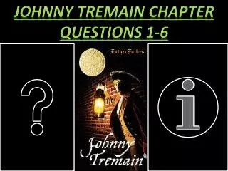 Johnny Tremain Chapter questions 1-6