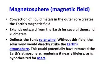 Magnetosphere (magnetic field)