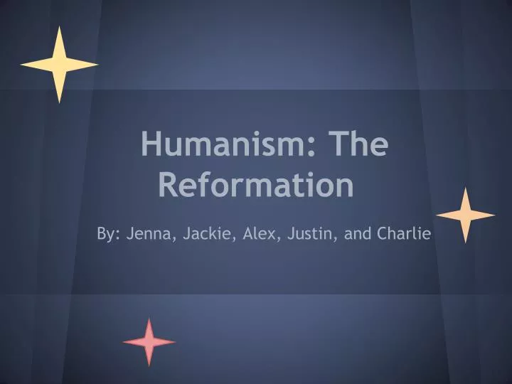 humanism the reformation