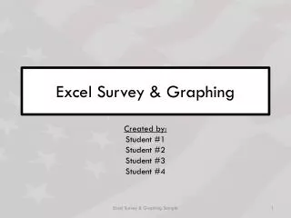 Excel Survey &amp; Graphing