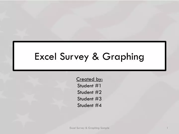 excel survey graphing