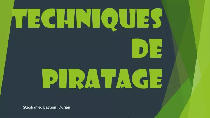 techniques de piratage