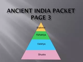 Ancient India Packet Page 3