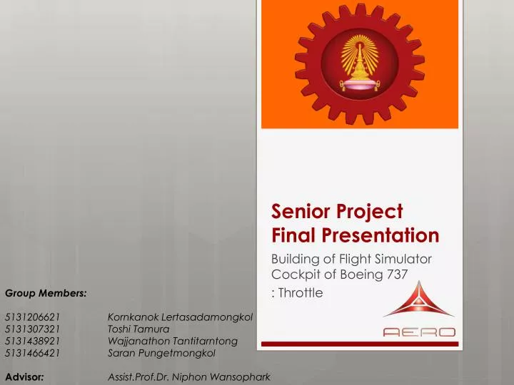 PPT Senior Project Final Presentation PowerPoint Presentation free